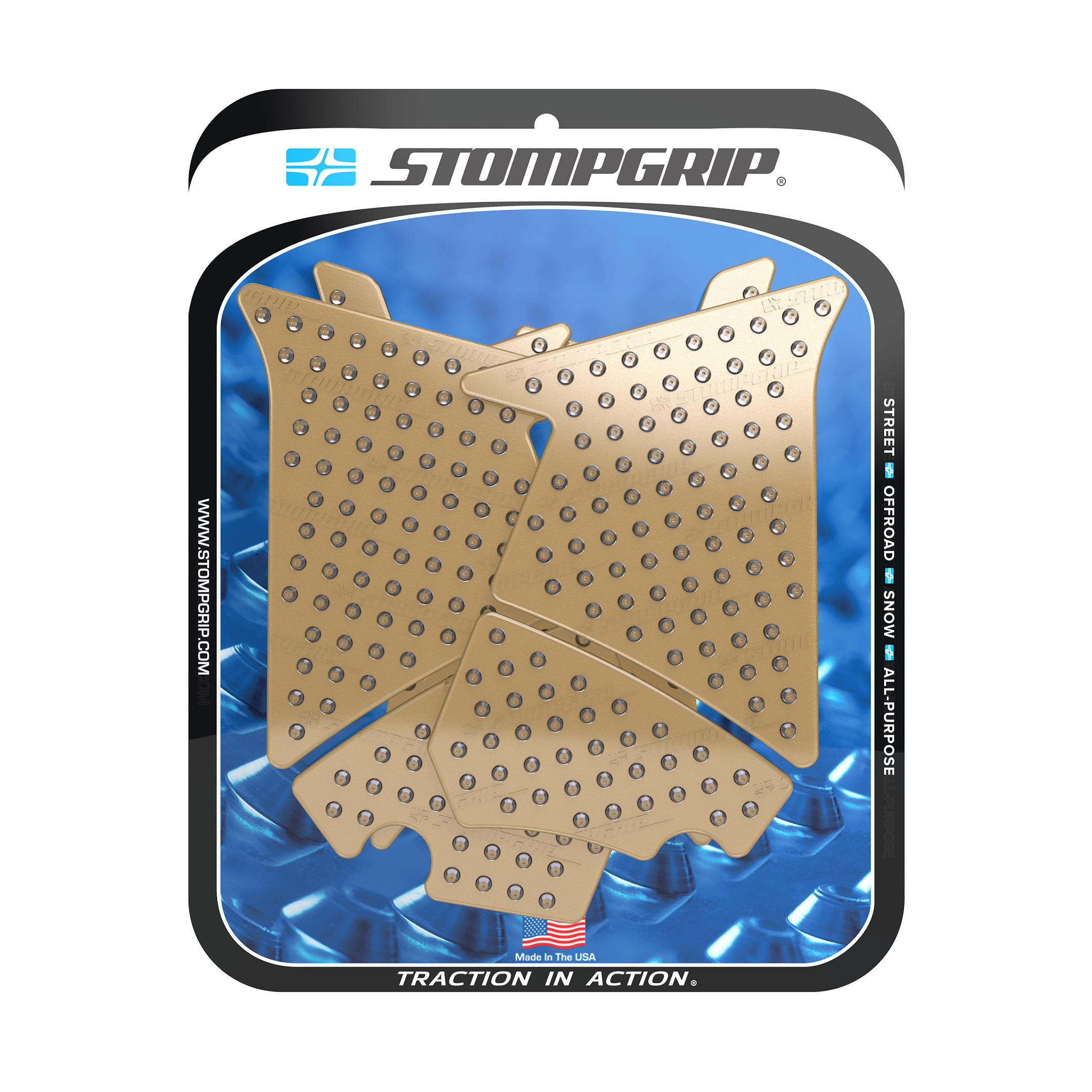 Yamaha YZ250F 10-13 Dirt Bike 3D Griptape Kit (0007-1) - Stompgrip