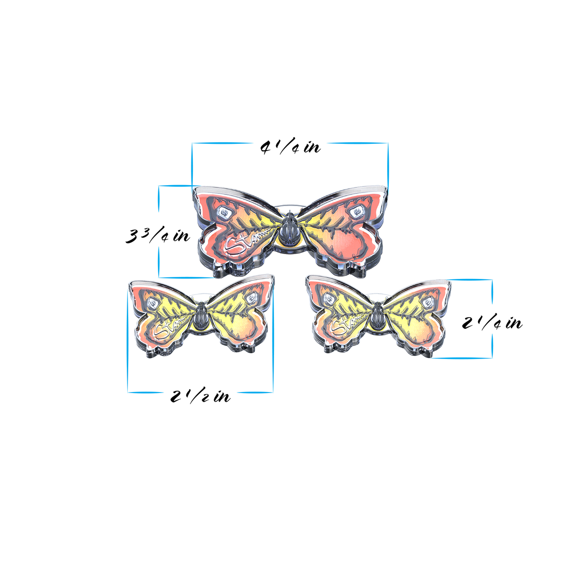 Butterflies Stomp Pads : 3D Collection