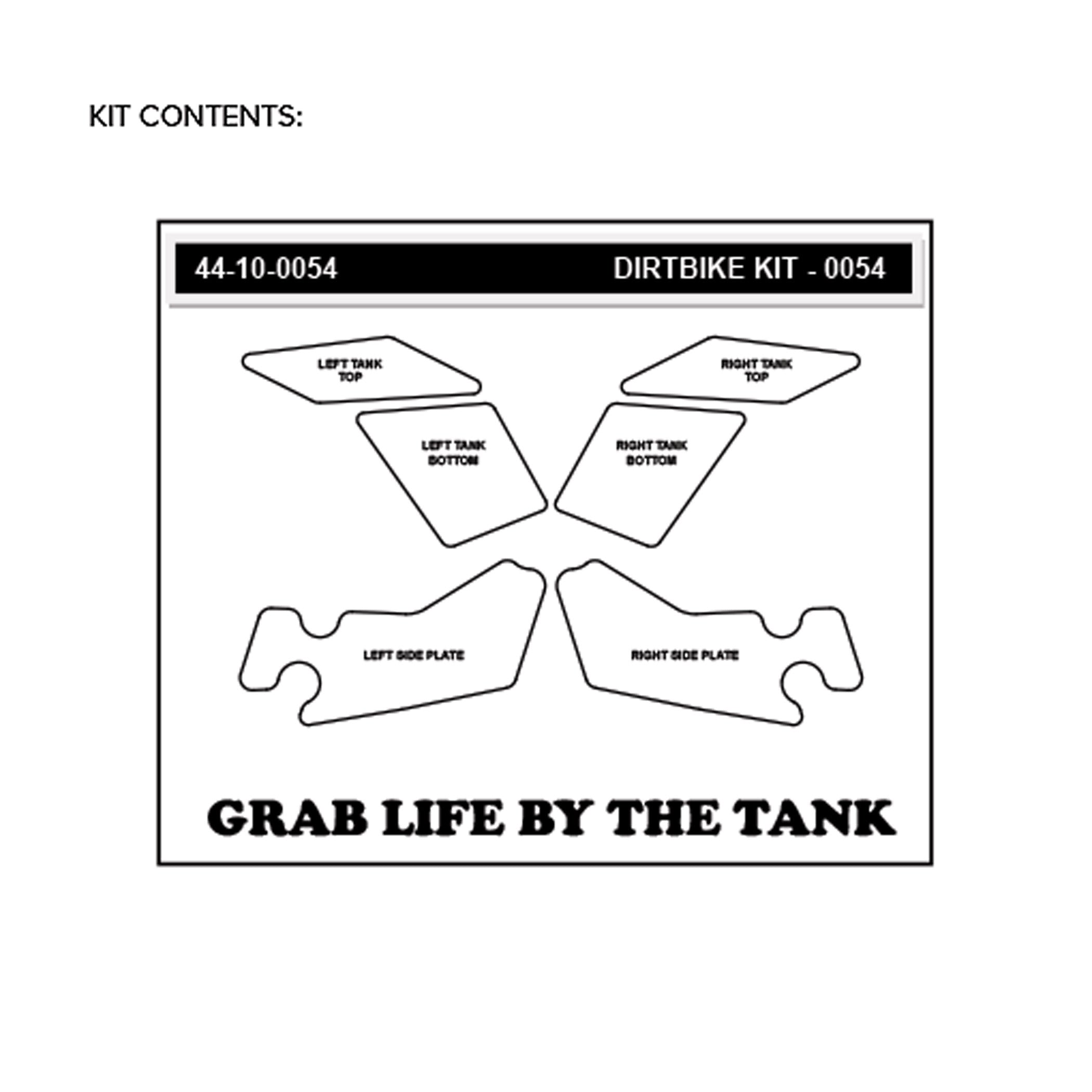 Stompgrip - Aprilia RXV 4.5/5.5 SXV 4.5/5.5 07-14 Dirt Bike 3D Griptap