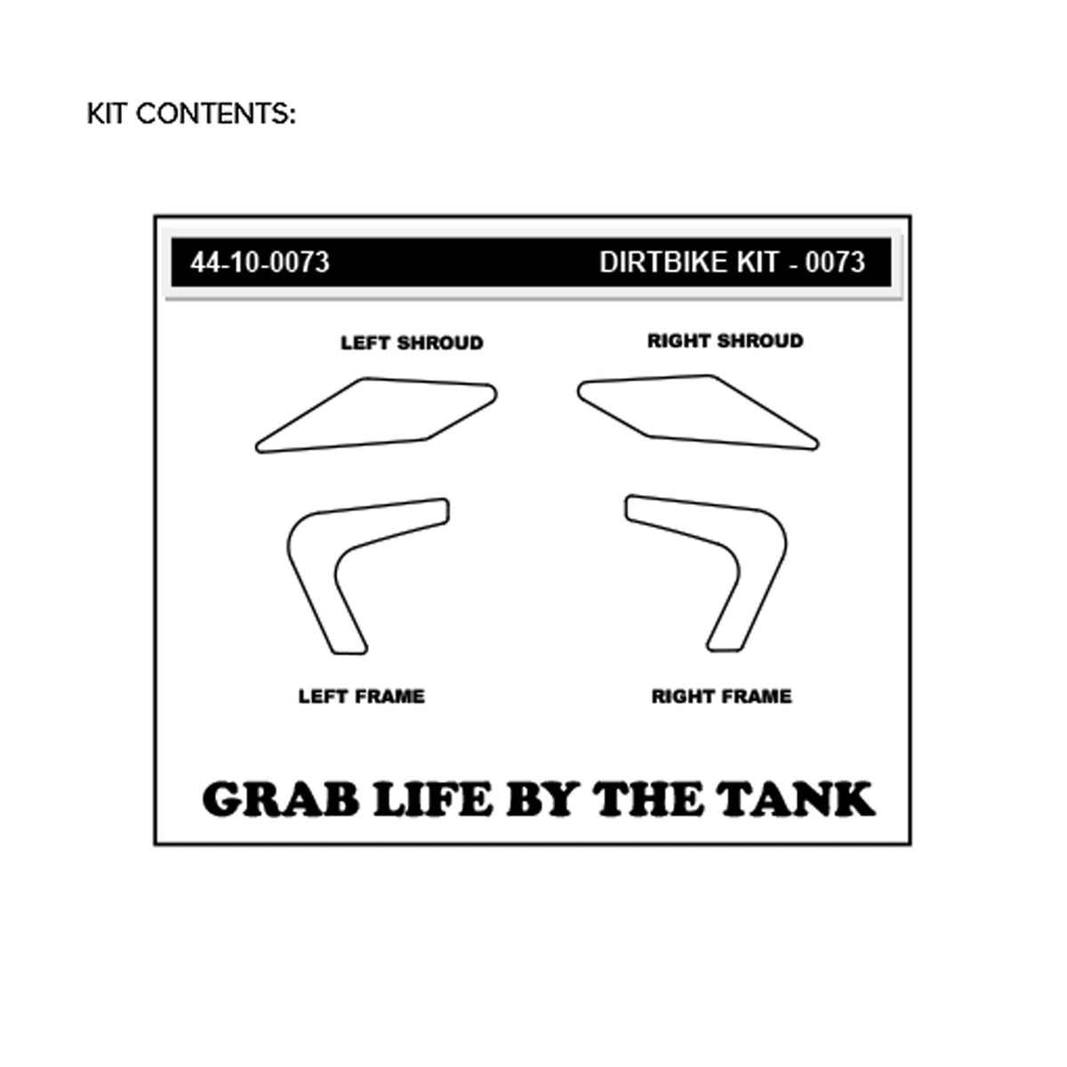 KTM Freeride 250R 16-17 Dirt Bike 3D Griptape Kit (0073)