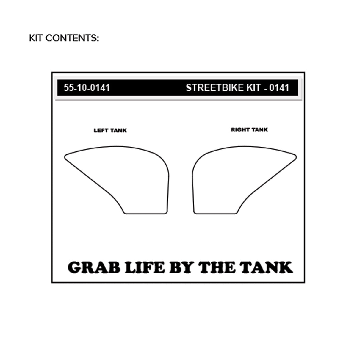 KTM 790 Duke 18-24 Tank Grips (0141)