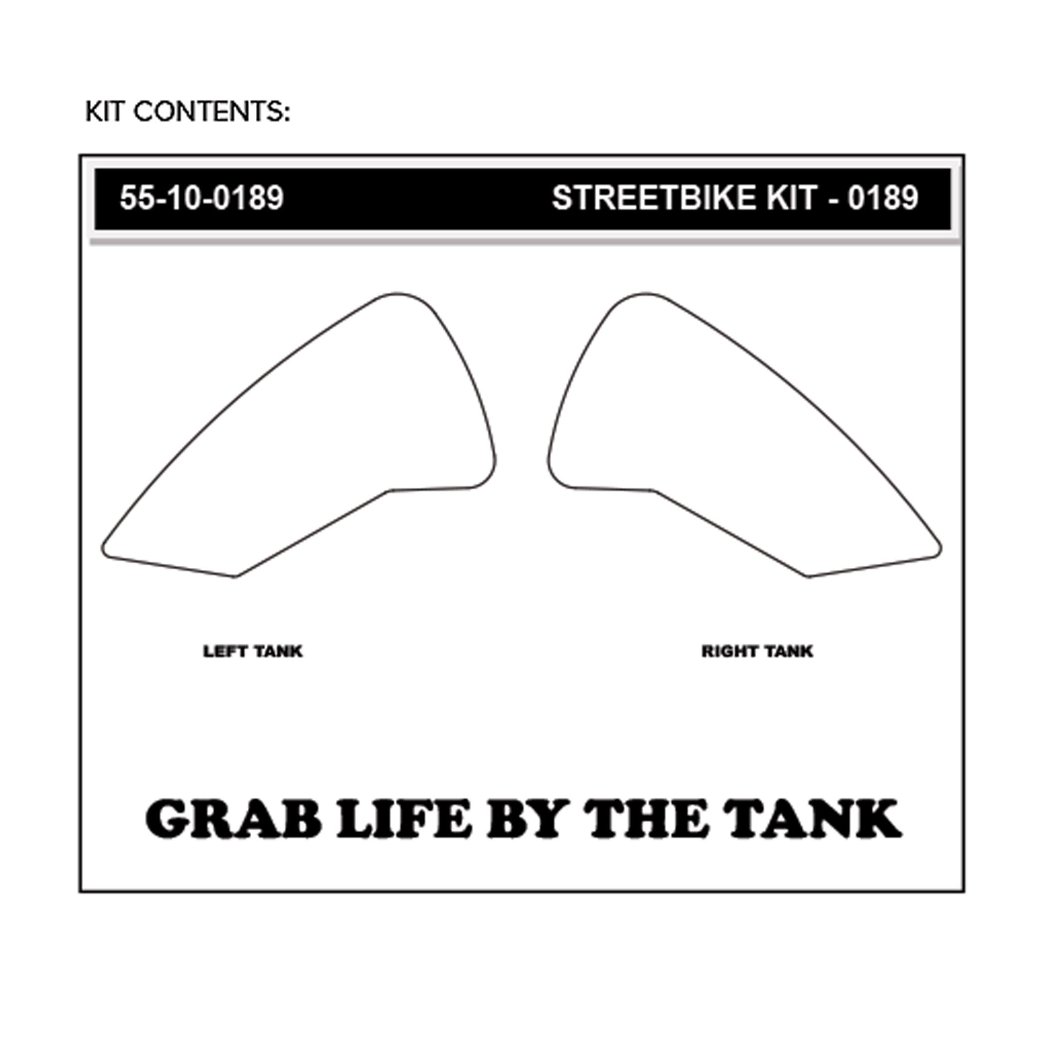 Honda Africa Twin Adventure Sports 21-23 Tank Grips (0189) - Stompgrip