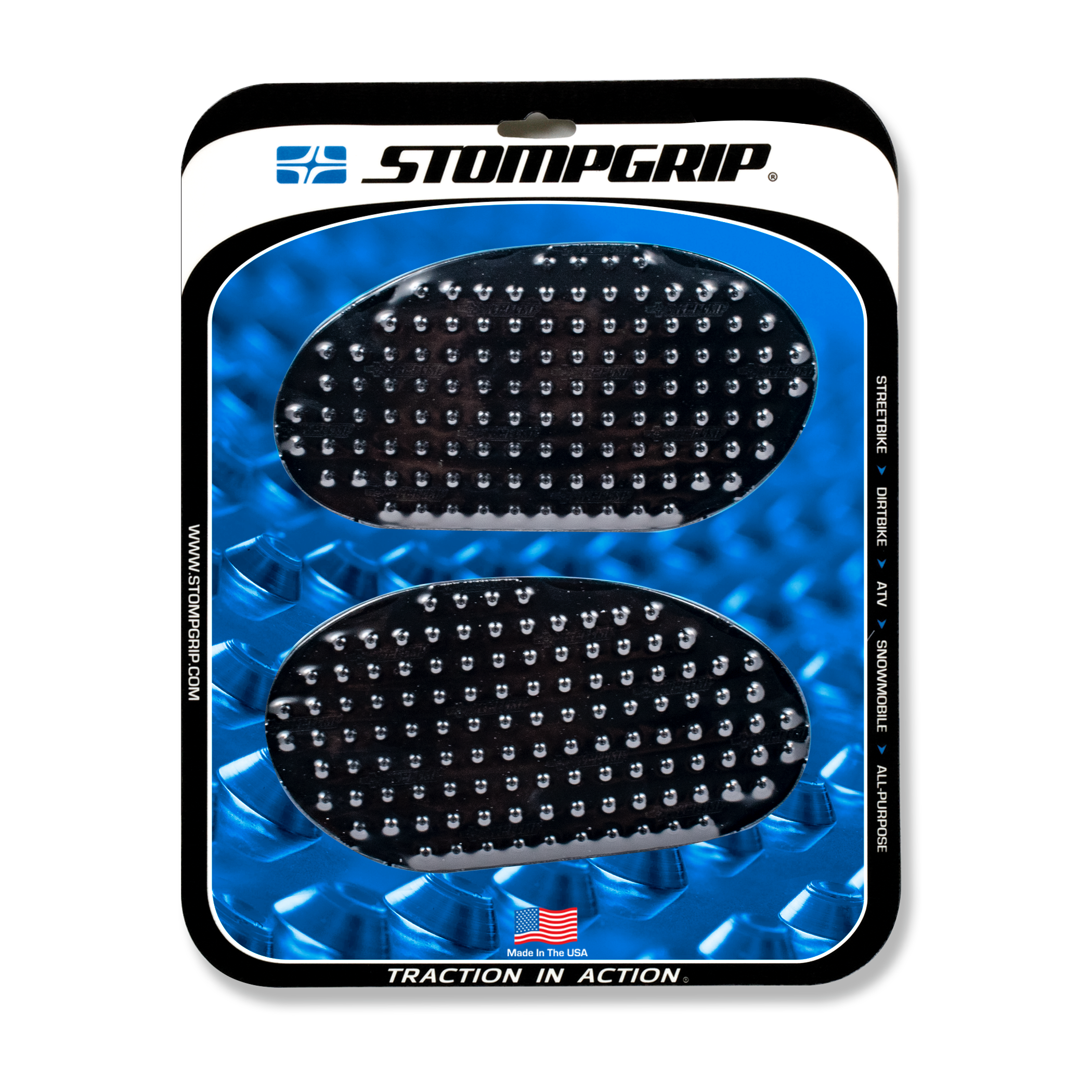 Universal Street Bike: Small Sport Bike Tank Grips (0002) - Stompgrip